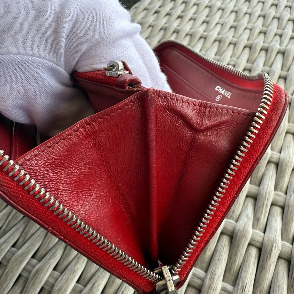 Chanel Long Wallet  Red Patent leather - Picture 6 of 10